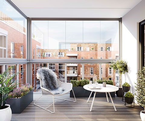 Winter garden CGI
