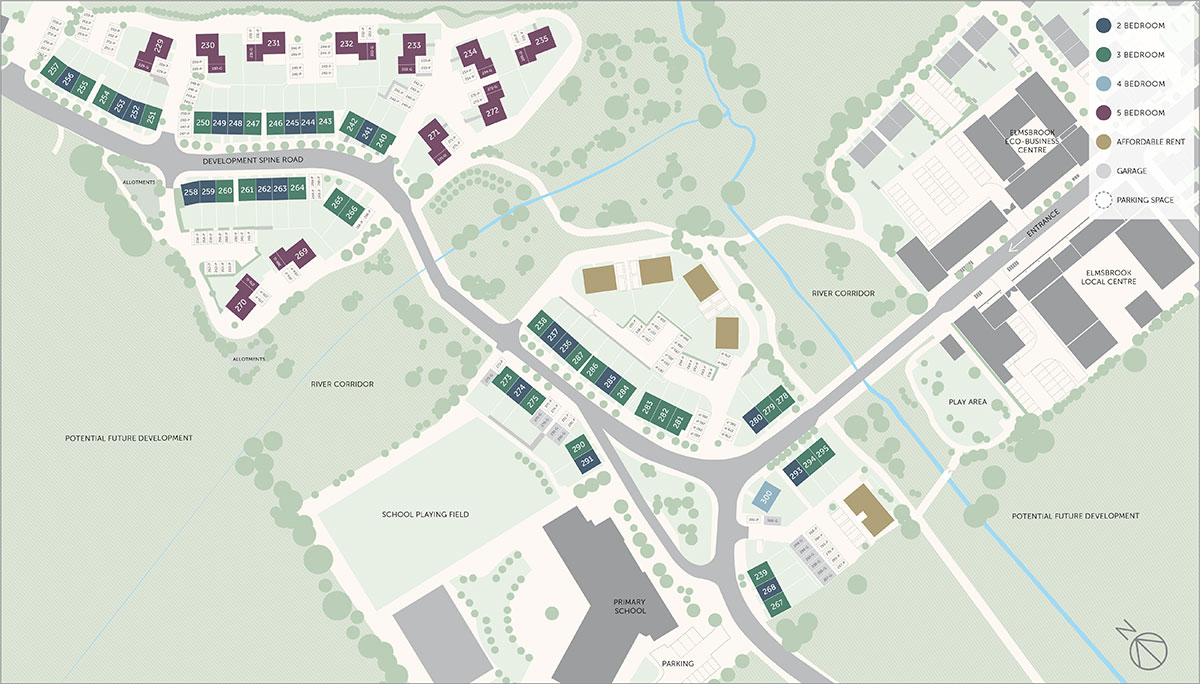 Elmsbrook development sustainable new homes in Bicester FABRICA