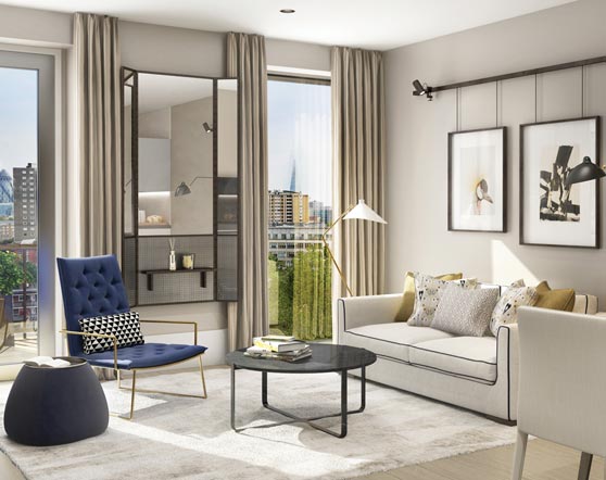 City Wharf development spec interior finishes