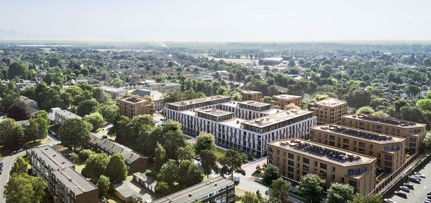 Walton Court Gardens | Aerial CGI