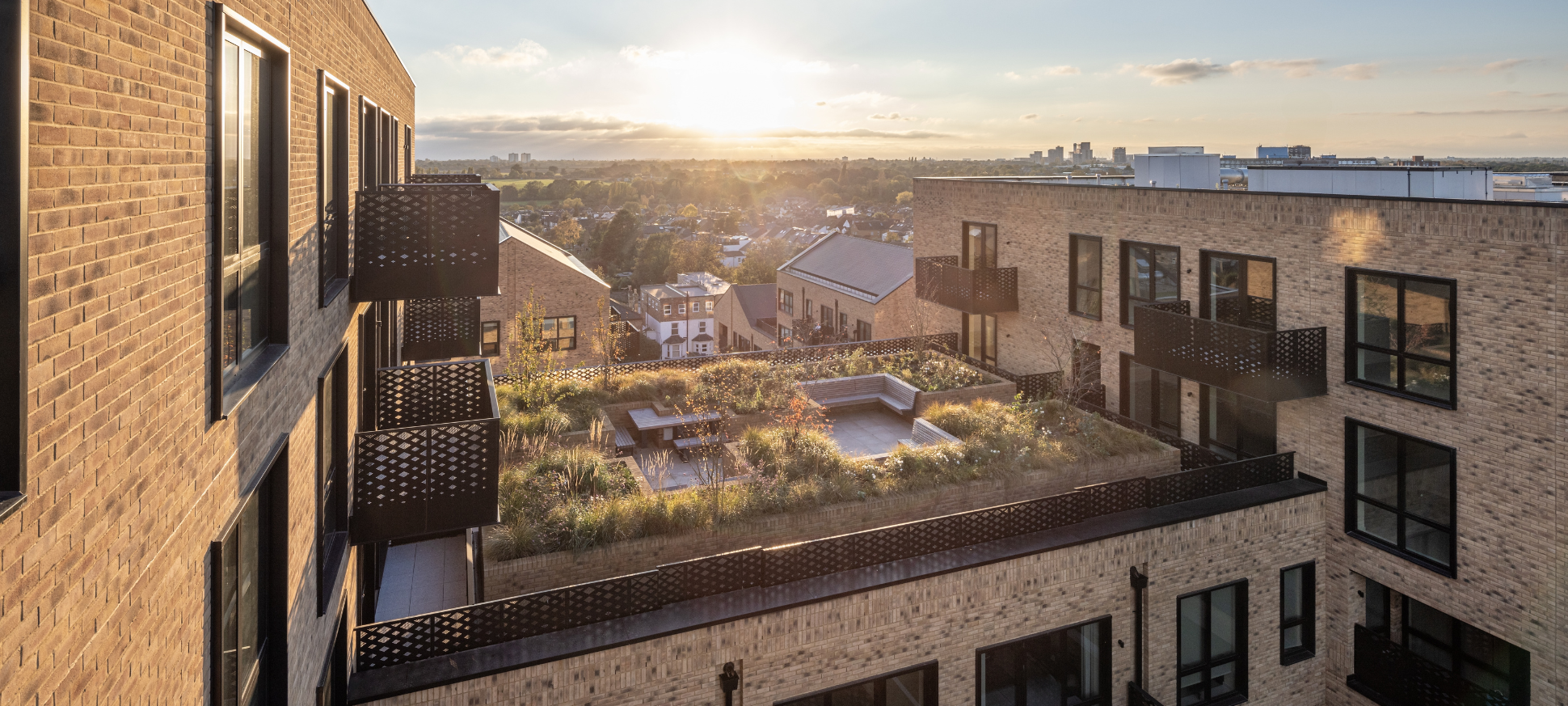 Hanwell Square roof terrace