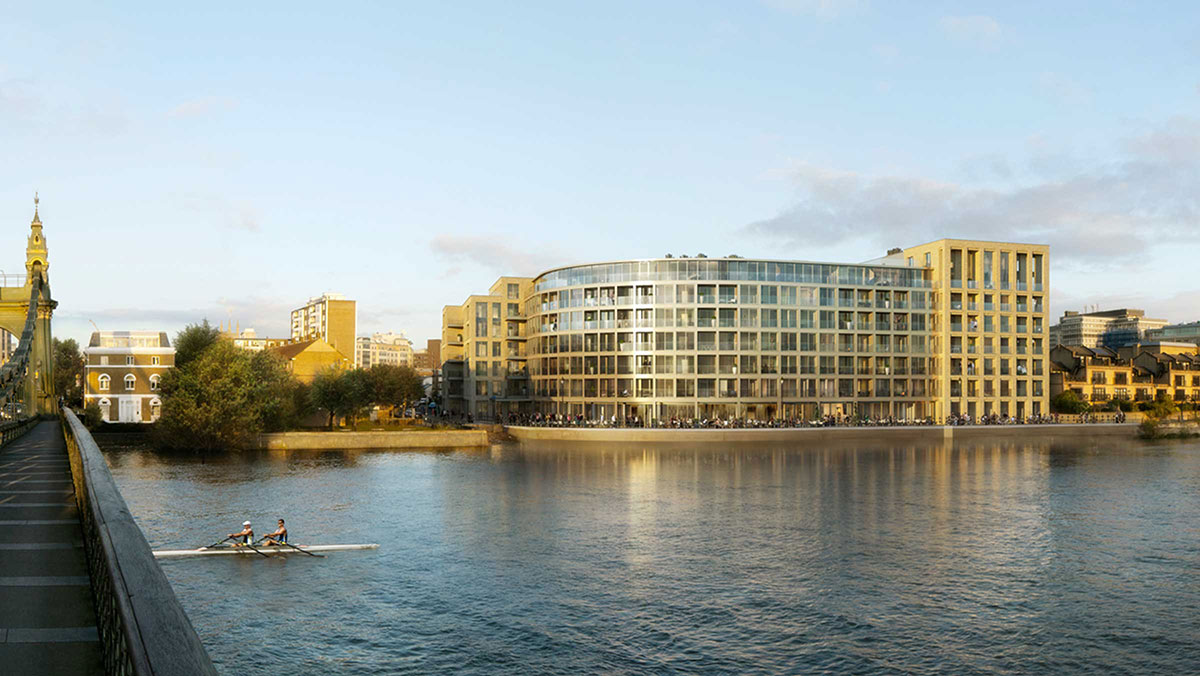 Queen's Wharf riverscape