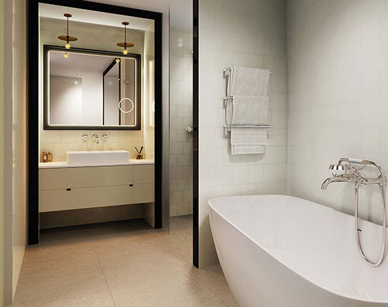 Queen's Wharf bathroom
