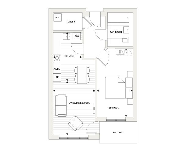 Floorplan for Plot 43 at Beechwood Grove, Third Floor