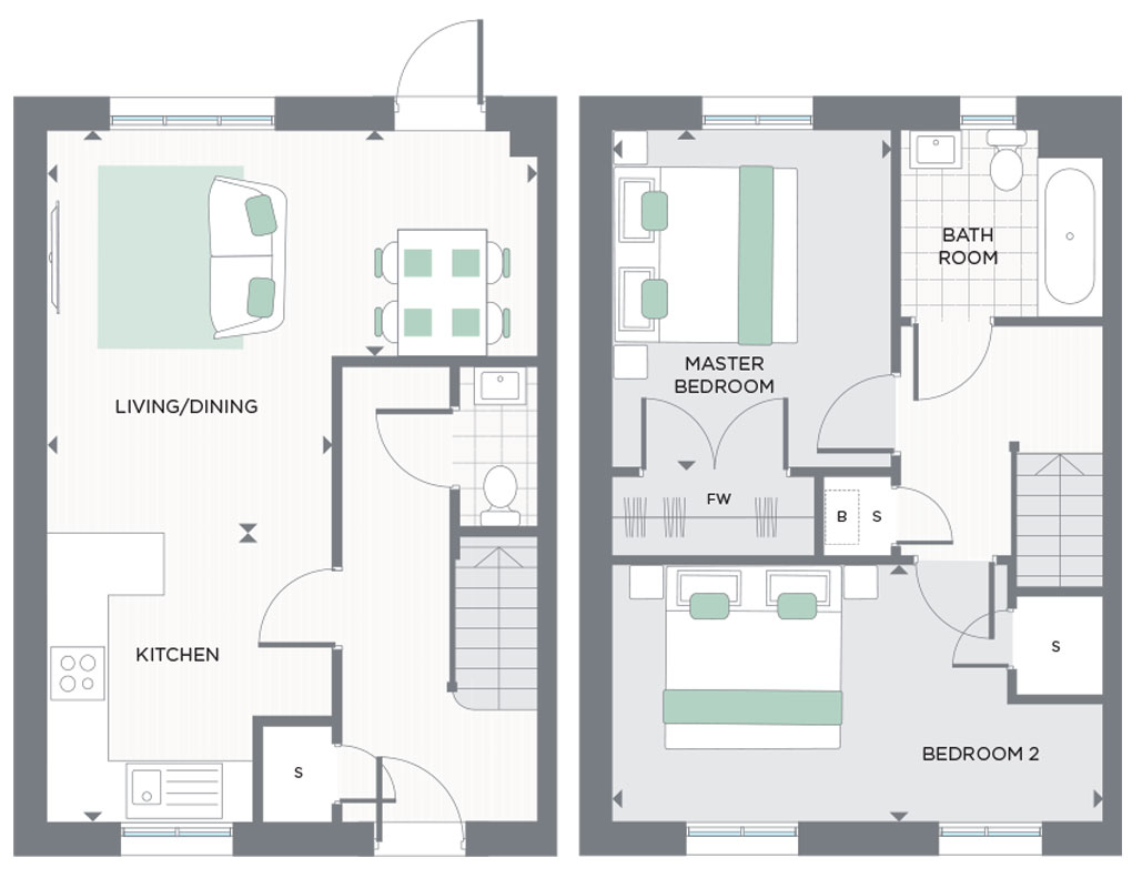 Floorplan for  at Driftway Shared Ownership