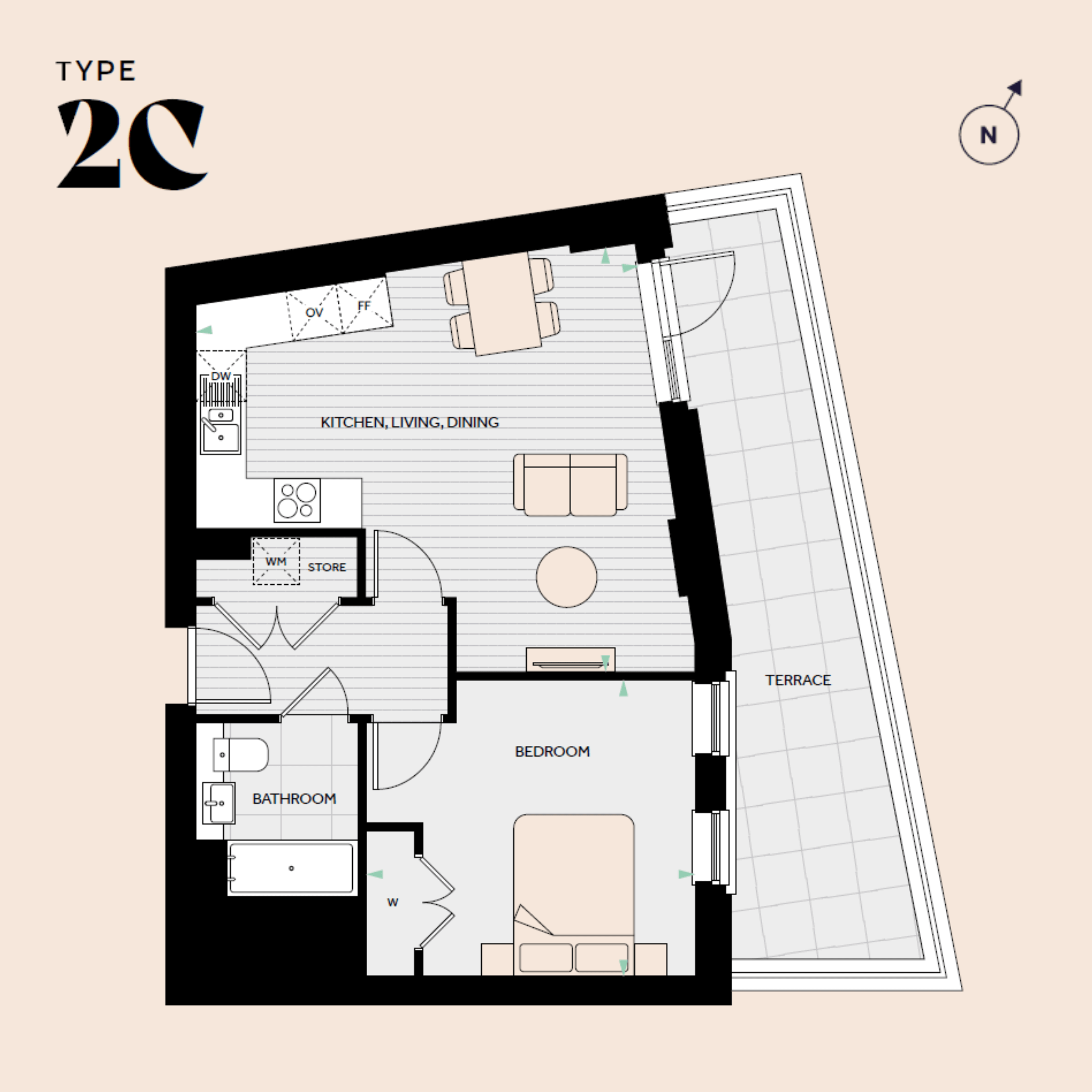 Floorplan for Plot A1.2 at The Hue, First